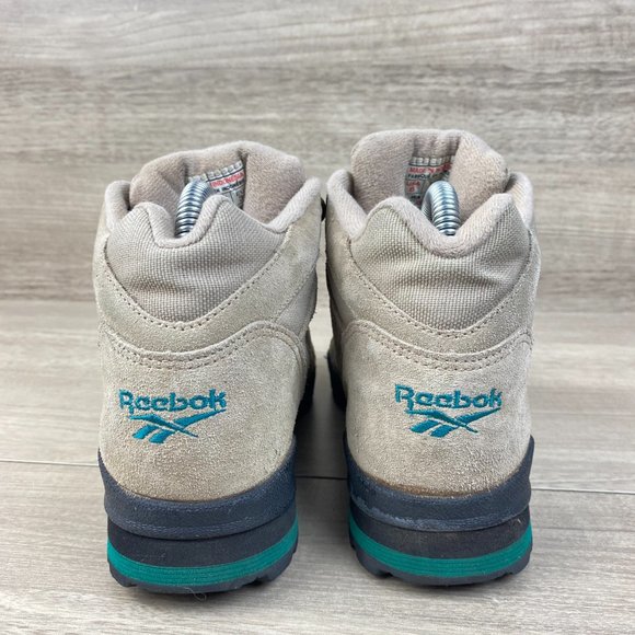 Reebok Vintage Women's Size 6 Lace Up Hiking Boots Brown Teal - Picture 4 of 7